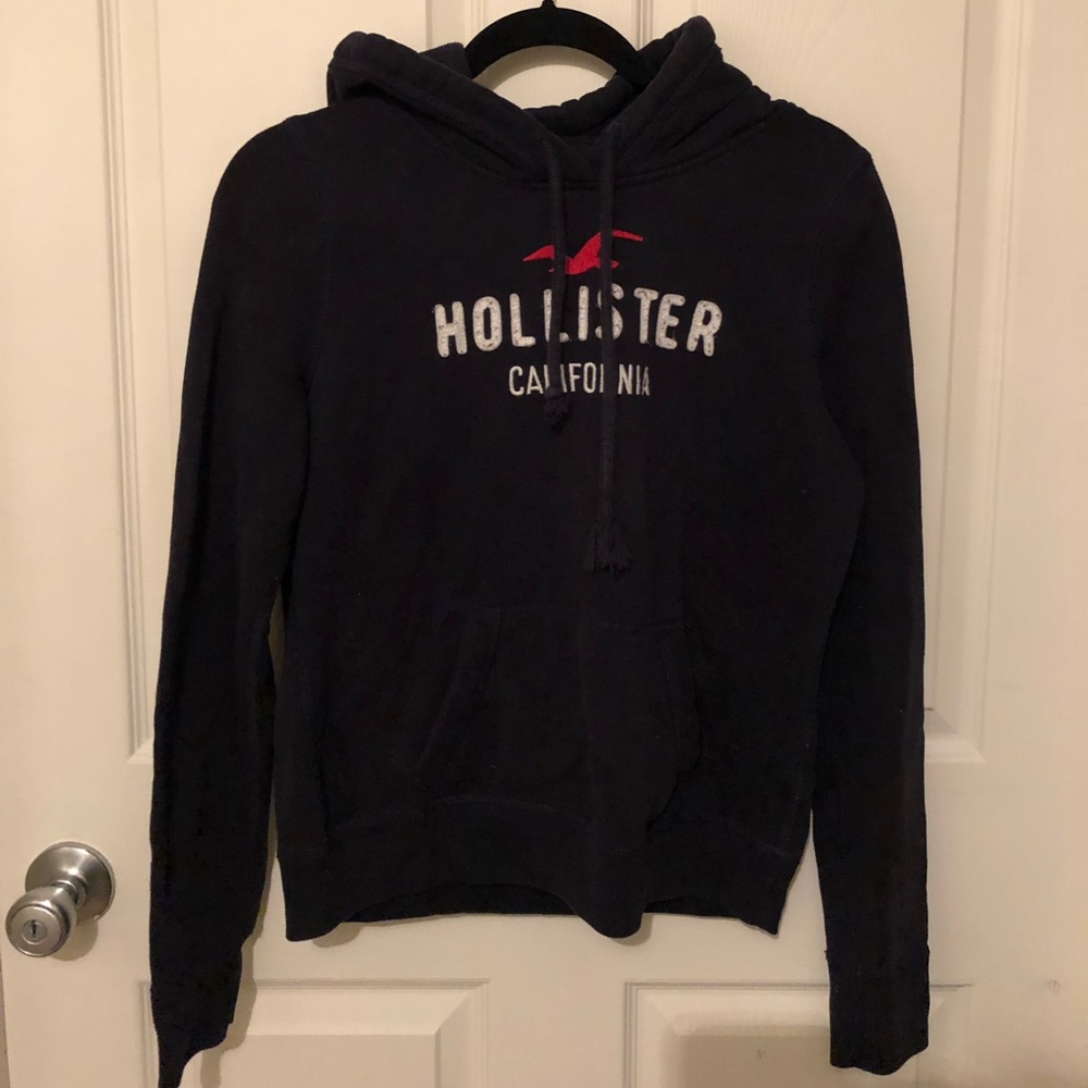 Hollister dark blue hoodie